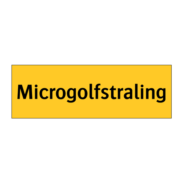 Microgolfstraling