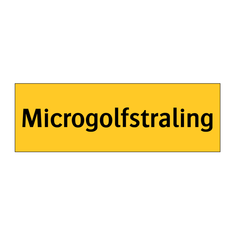 Microgolfstraling