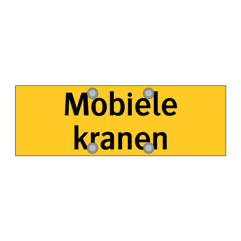 Mobiele kranen