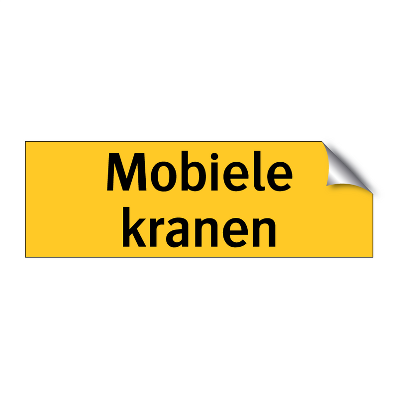 Mobiele kranen