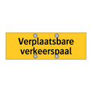 Verplaatsbare verkeerspaal