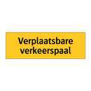 Verplaatsbare verkeerspaal