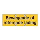 Bewegende of roterende lading