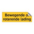 Bewegende of roterende lading