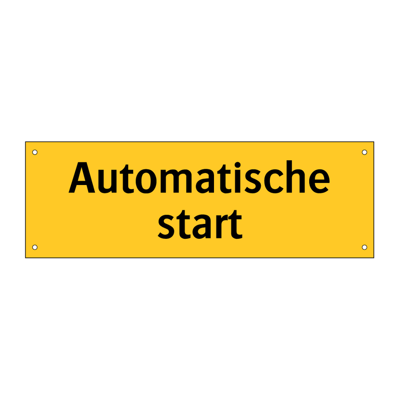 Automatische start