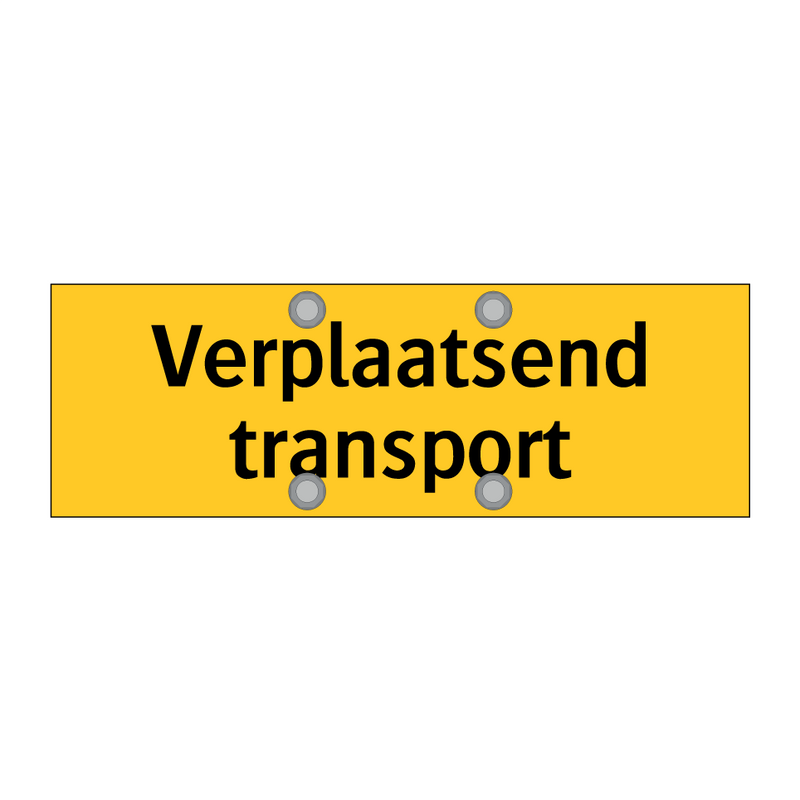 Verplaatsend transport