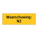 Waarschuwing: N2
