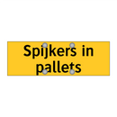 Spijkers in pallets