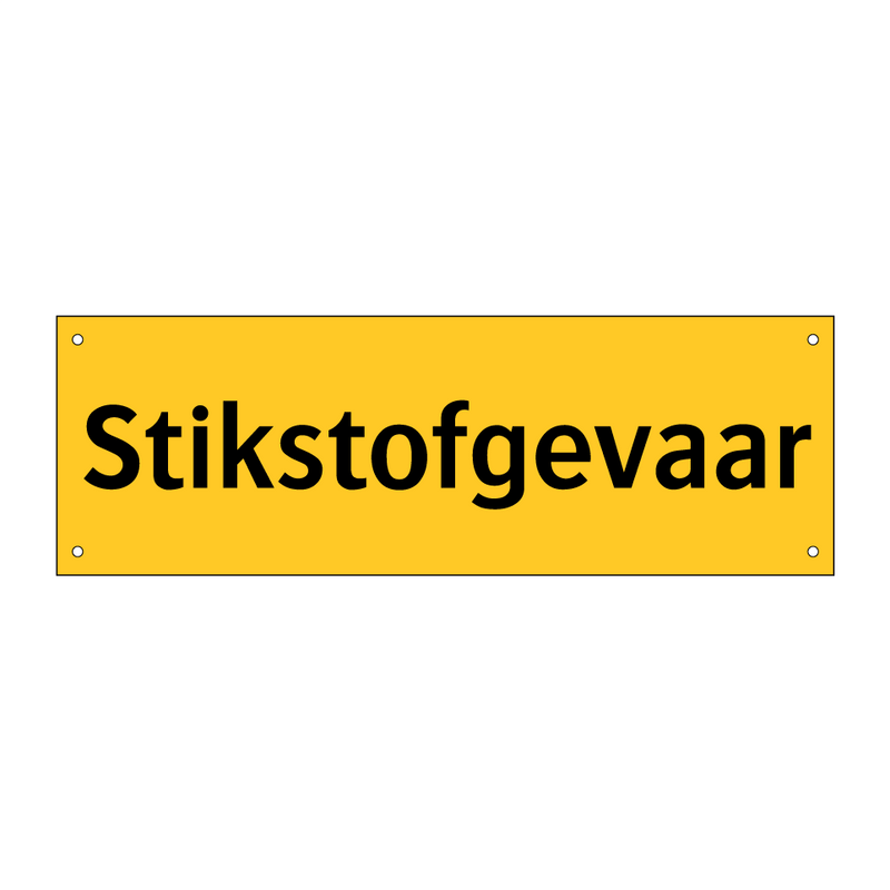 Stikstofgevaar