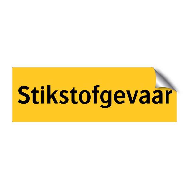 Stikstofgevaar