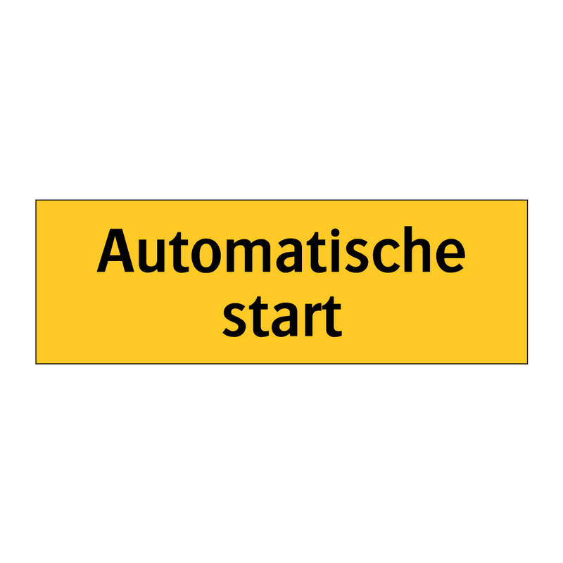 Automatische start
