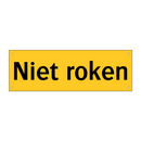 Niet roken