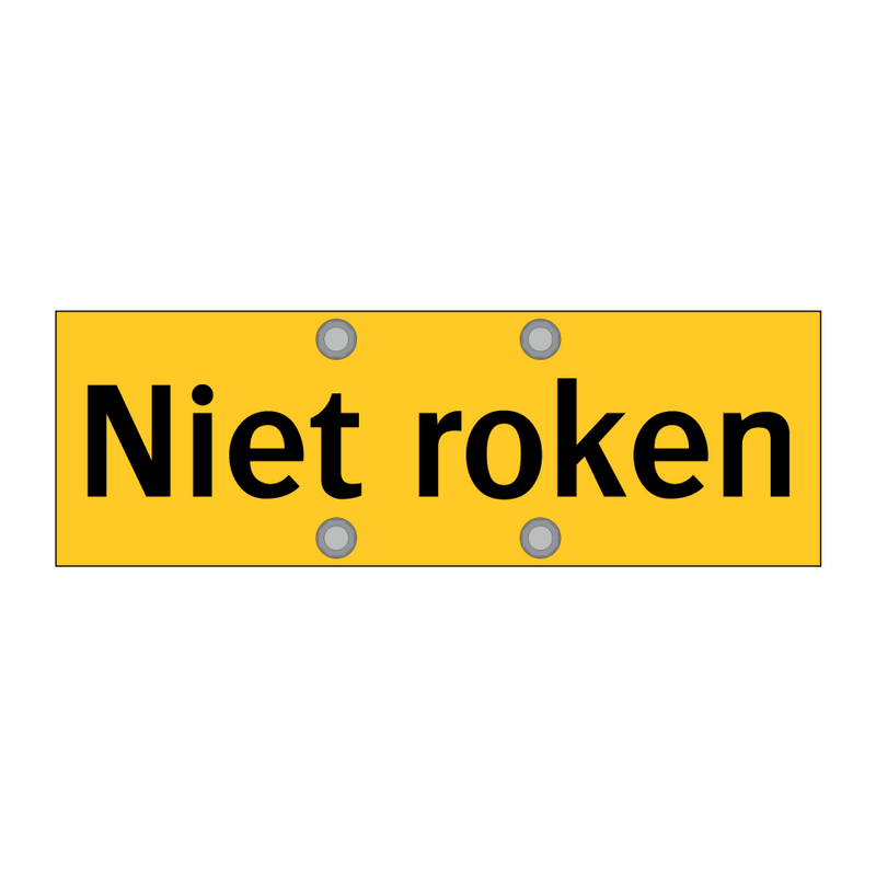 Niet roken