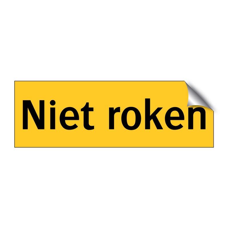Niet roken
