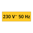 230 V~ 50 Hz