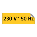 230 V~ 50 Hz
