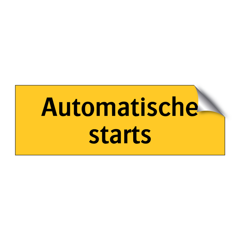 Automatische starts