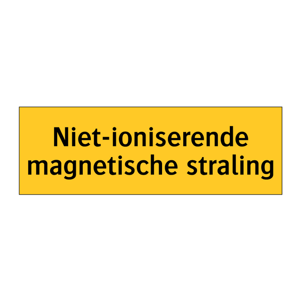 Niet-ioniserende magnetische straling