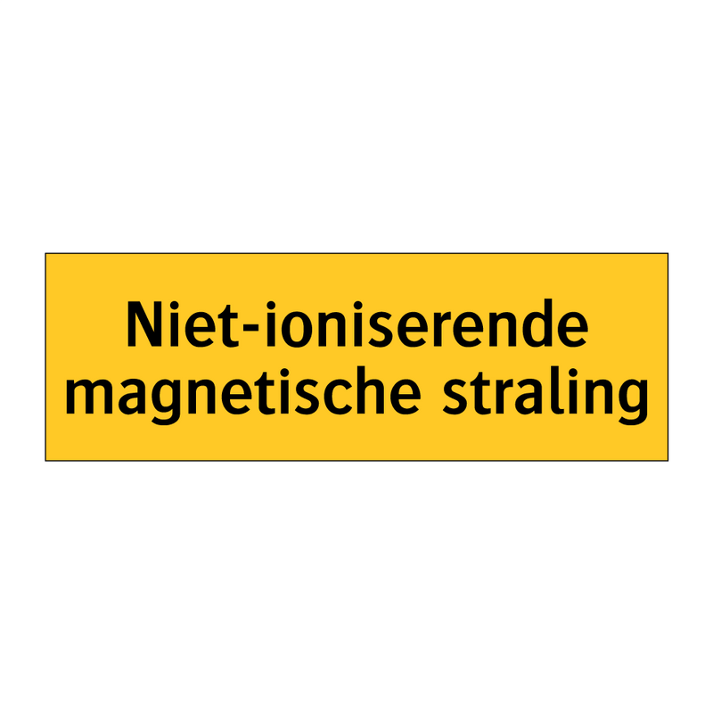 Niet-ioniserende magnetische straling
