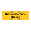 Niet-ioniserende straling