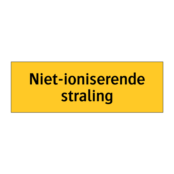 Niet-ioniserende straling