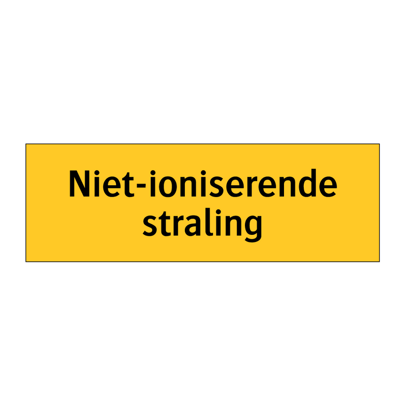 Niet-ioniserende straling