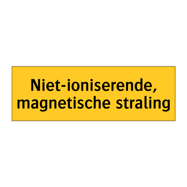 Niet-ioniserende, magnetische straling