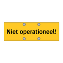 Niet operationeel!
