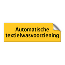 Automatische textielwasvoorziening