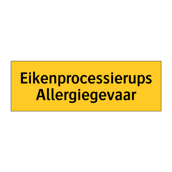 Eikenprocessierups Allergiegevaar
