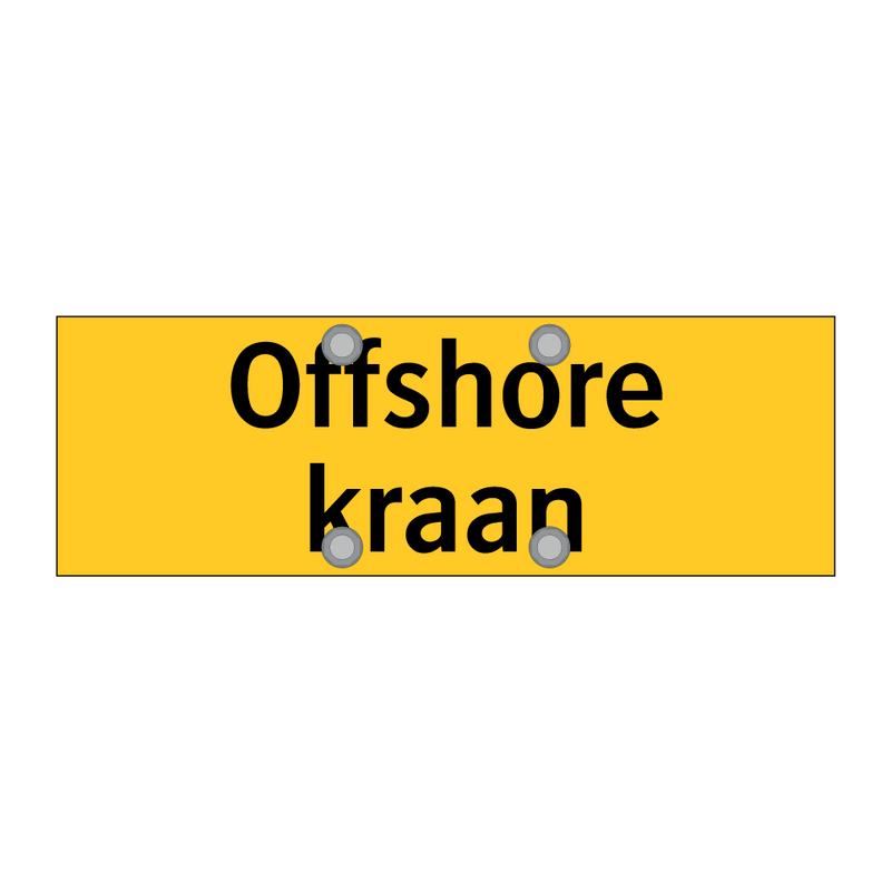 Offshore kraan