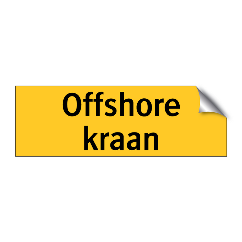 Offshore kraan