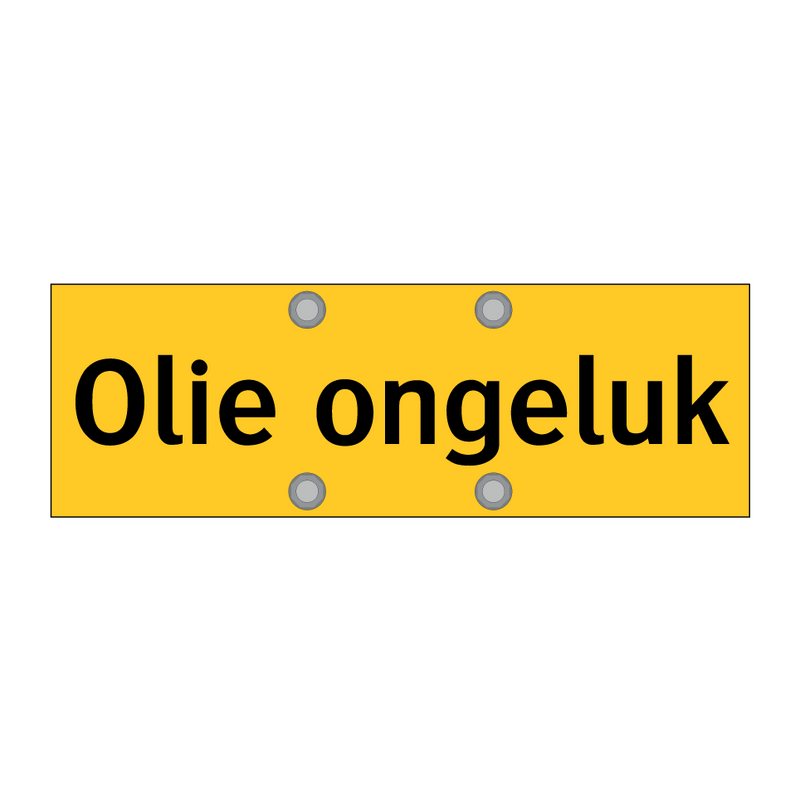 Olie ongeluk