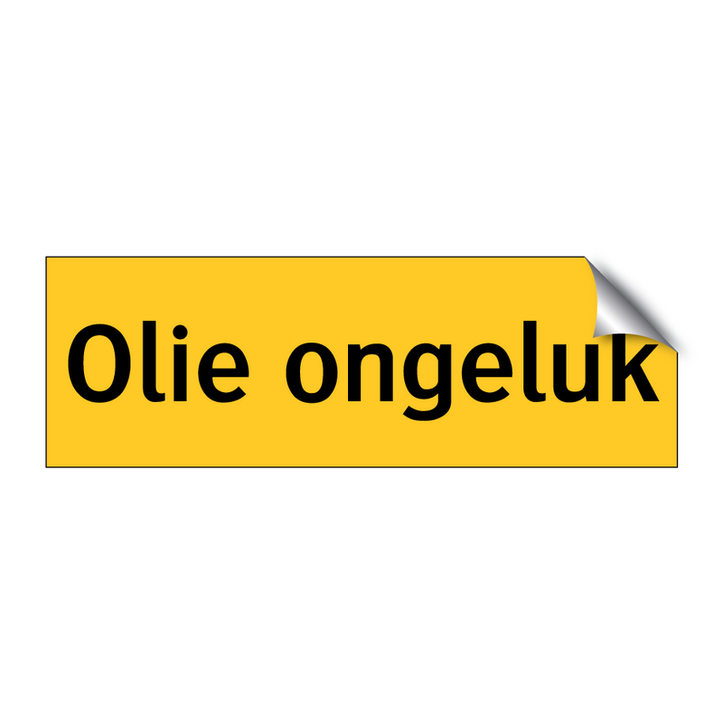Olie ongeluk