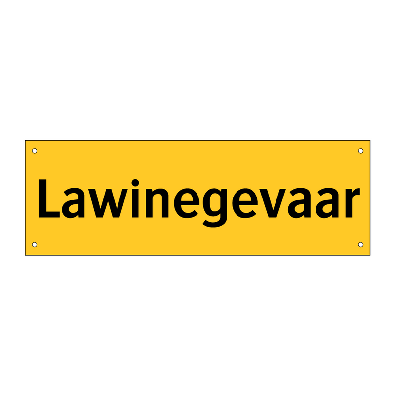 Lawinegevaar