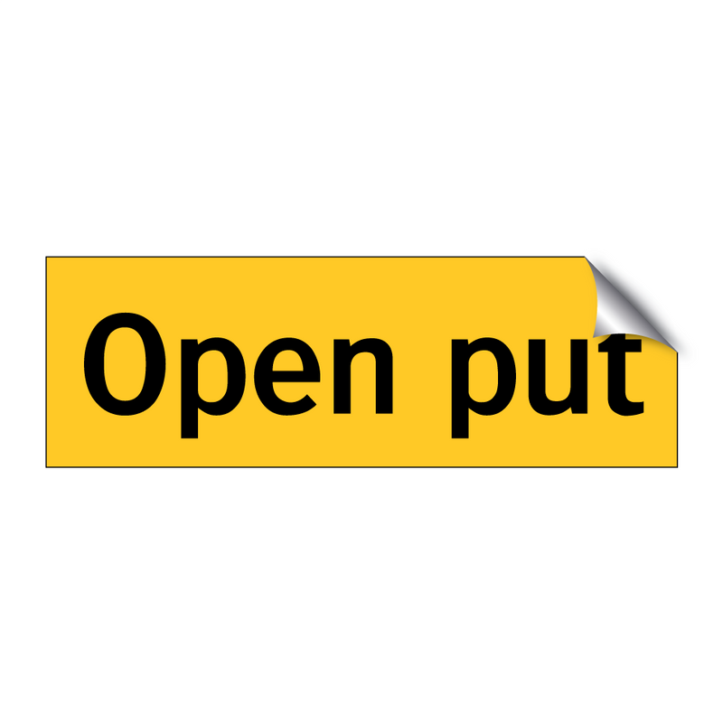Open put