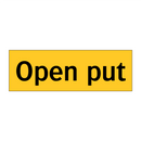Open put
