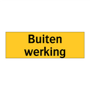 Buiten werking