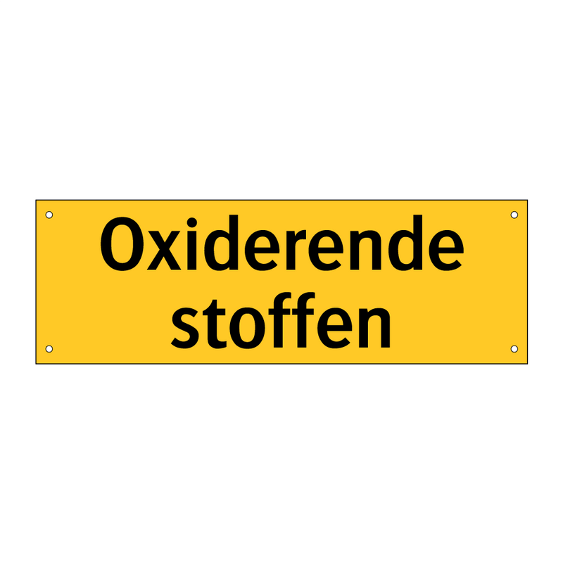 Oxiderende stoffen