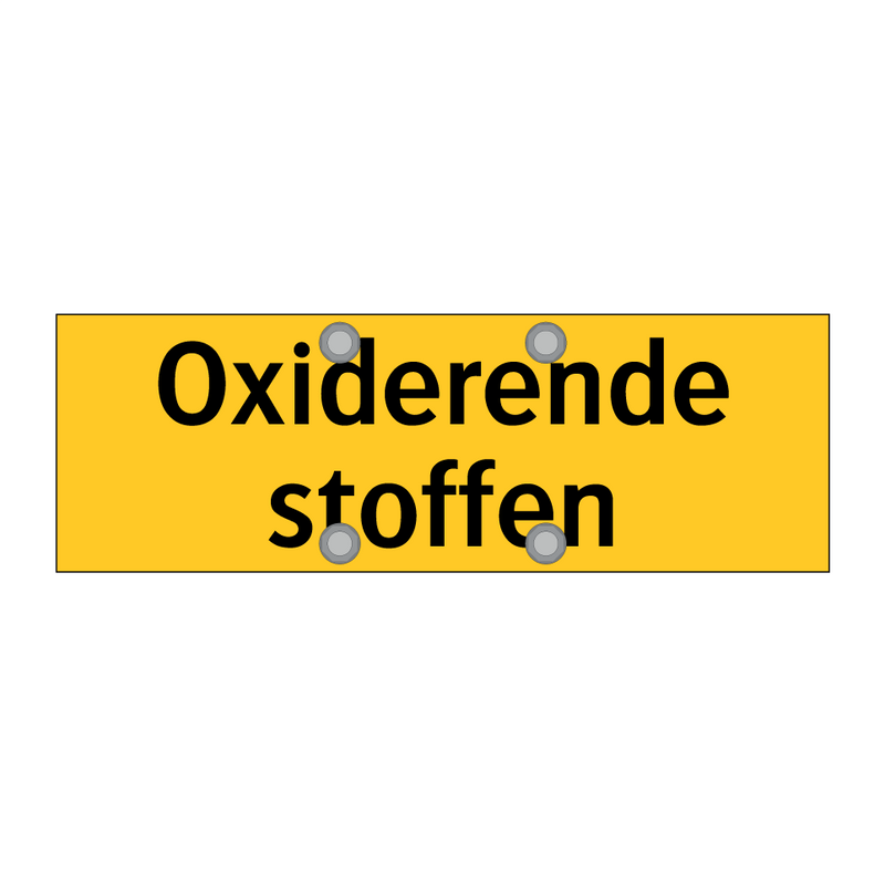 Oxiderende stoffen