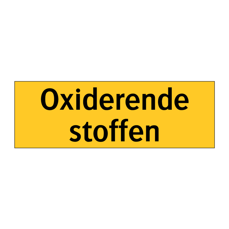 Oxiderende stoffen