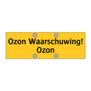 Ozon Waarschuwing! Ozon