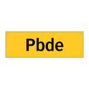 Pbde