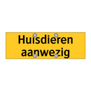 Huisdieren aanwezig