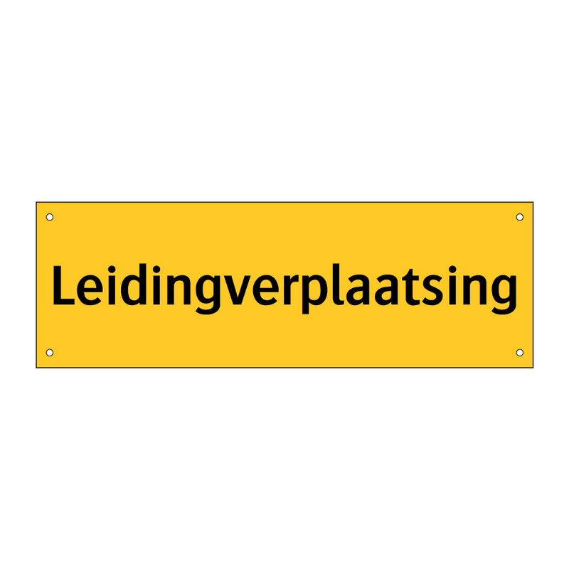 Leidingverplaatsing