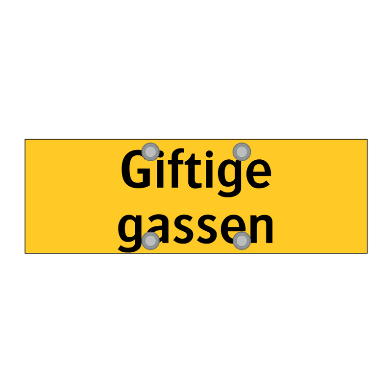 Giftige gassen