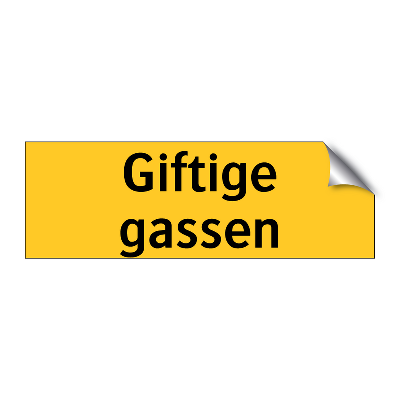 Giftige gassen