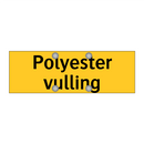Polyester vulling