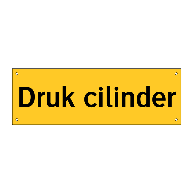 Druk cilinder