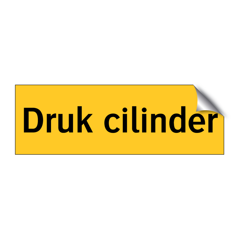 Druk cilinder